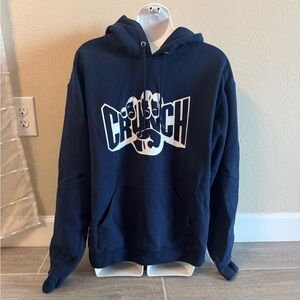 CRUNCH Gym Navy Blue Hoodie Sz. M